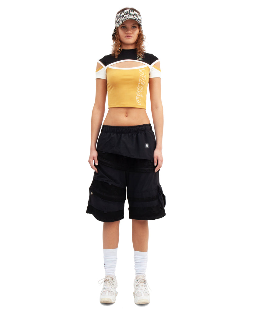 UNZIPPABLE MINI SKIRT SHORTS