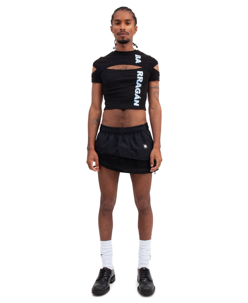 UNZIPPABLE MINI SKIRT SHORTS
