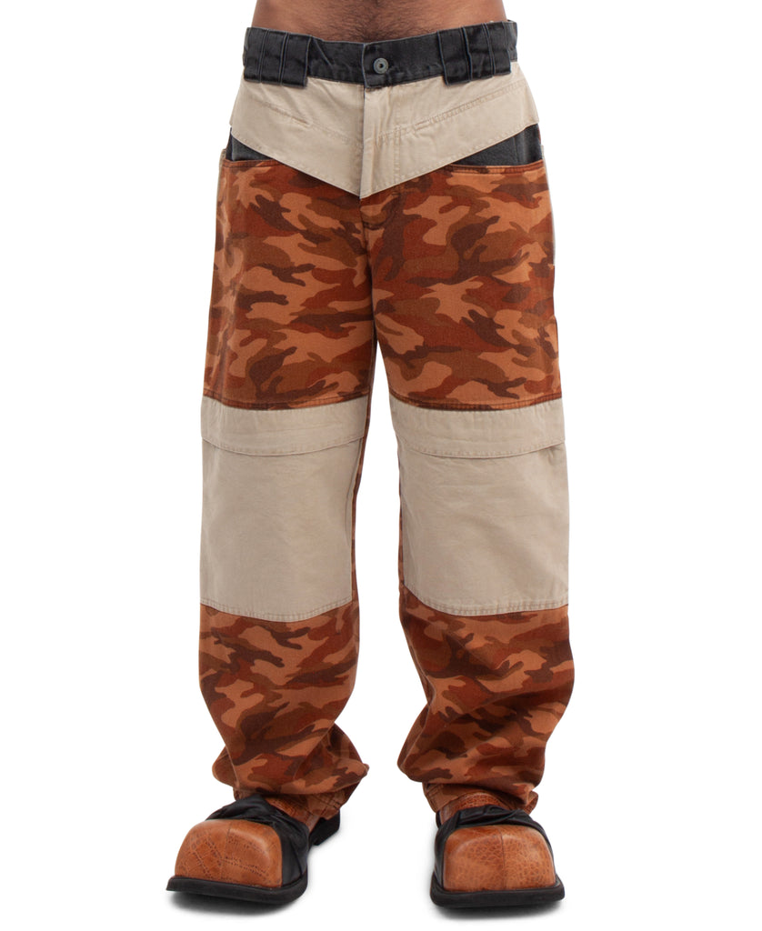 PLATANO CAMO CARGO PANTS CAMO/BEIGE
