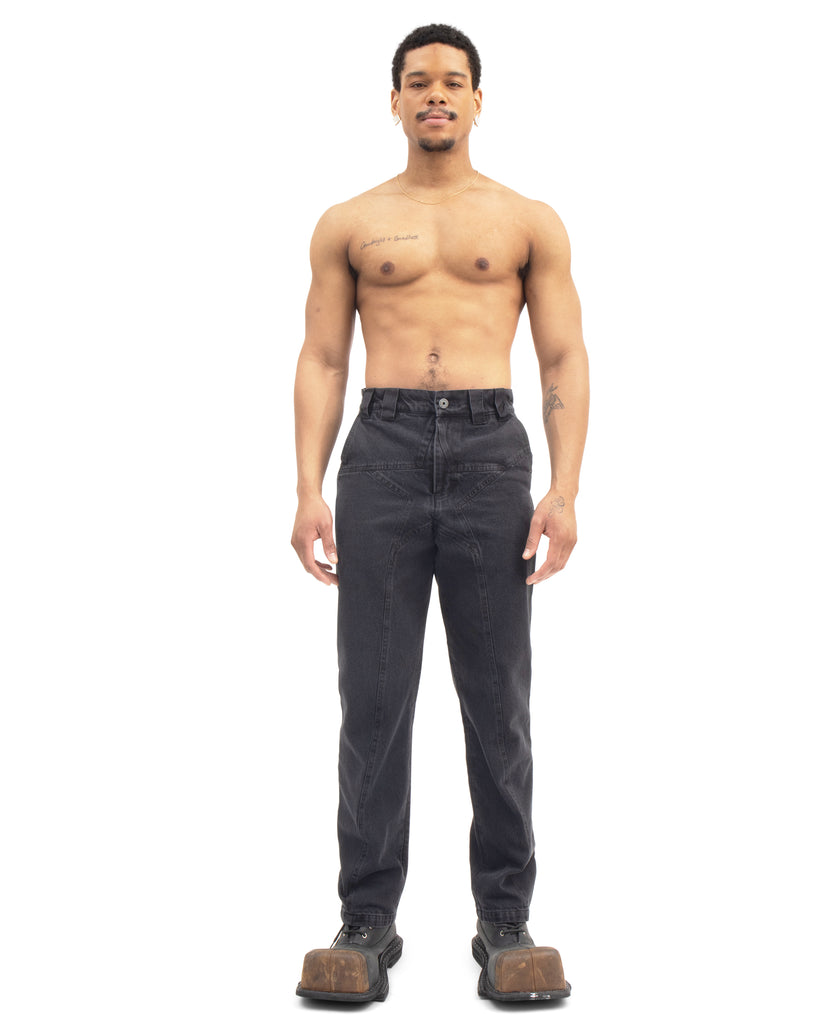 LIL STAR DENIM JEANS (color: faded black) *online exclusive*