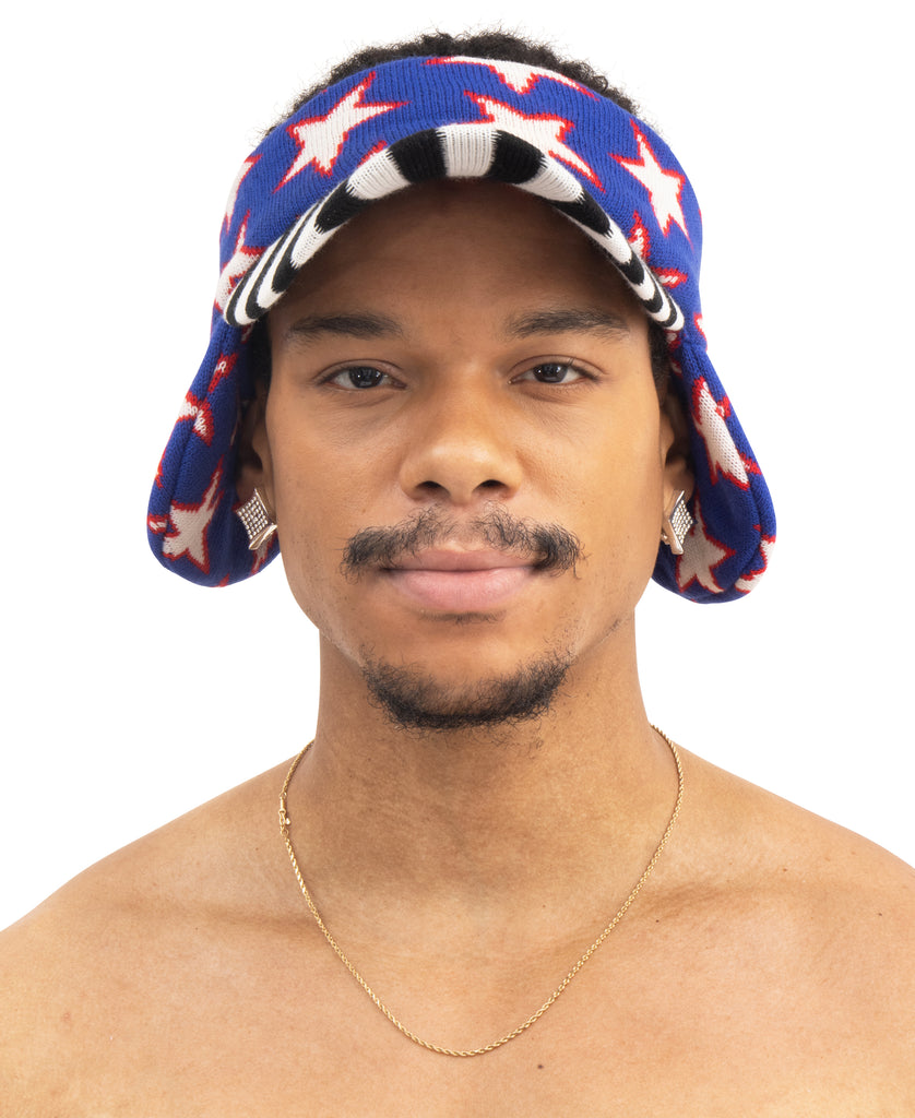 STARS + STRIPES EARFLAP VISOR *online exclusive*